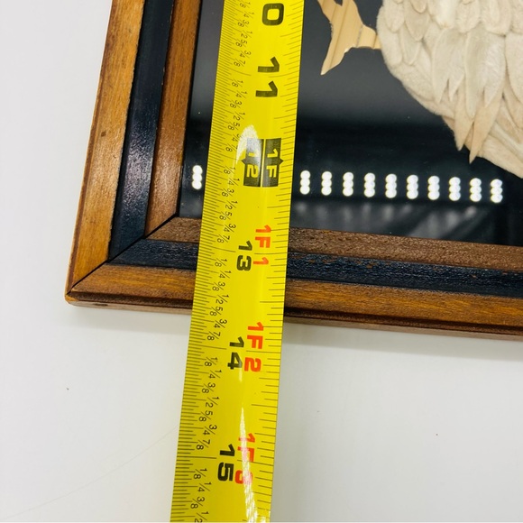 Flower Petal Art Chicken & Chicks Signed Joan Sands 1992 Fair Lea Floral Studio - Picture 10 of 14